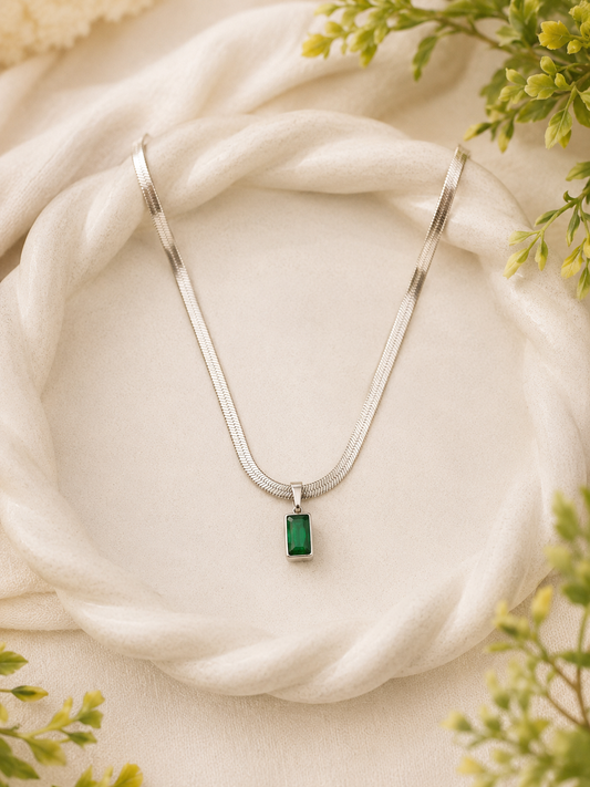 Classic Emerald Necklace