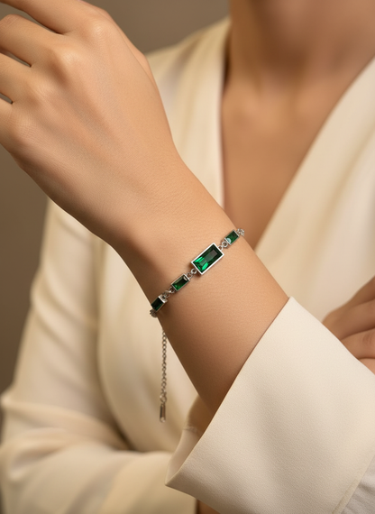 Emerald Steps Bracelet