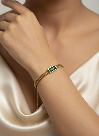 Green Bar Bracelet