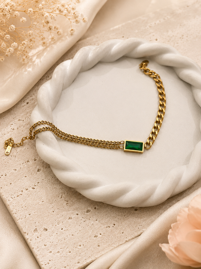 Green Bar Bracelet