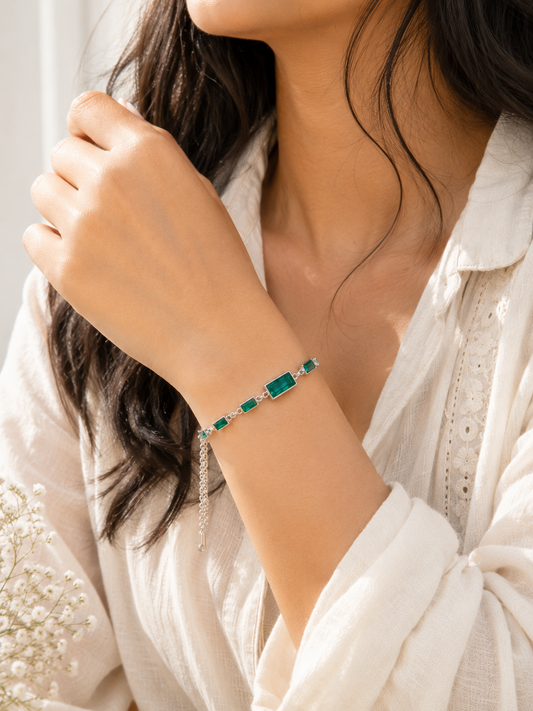 Emerald Steps Bracelet