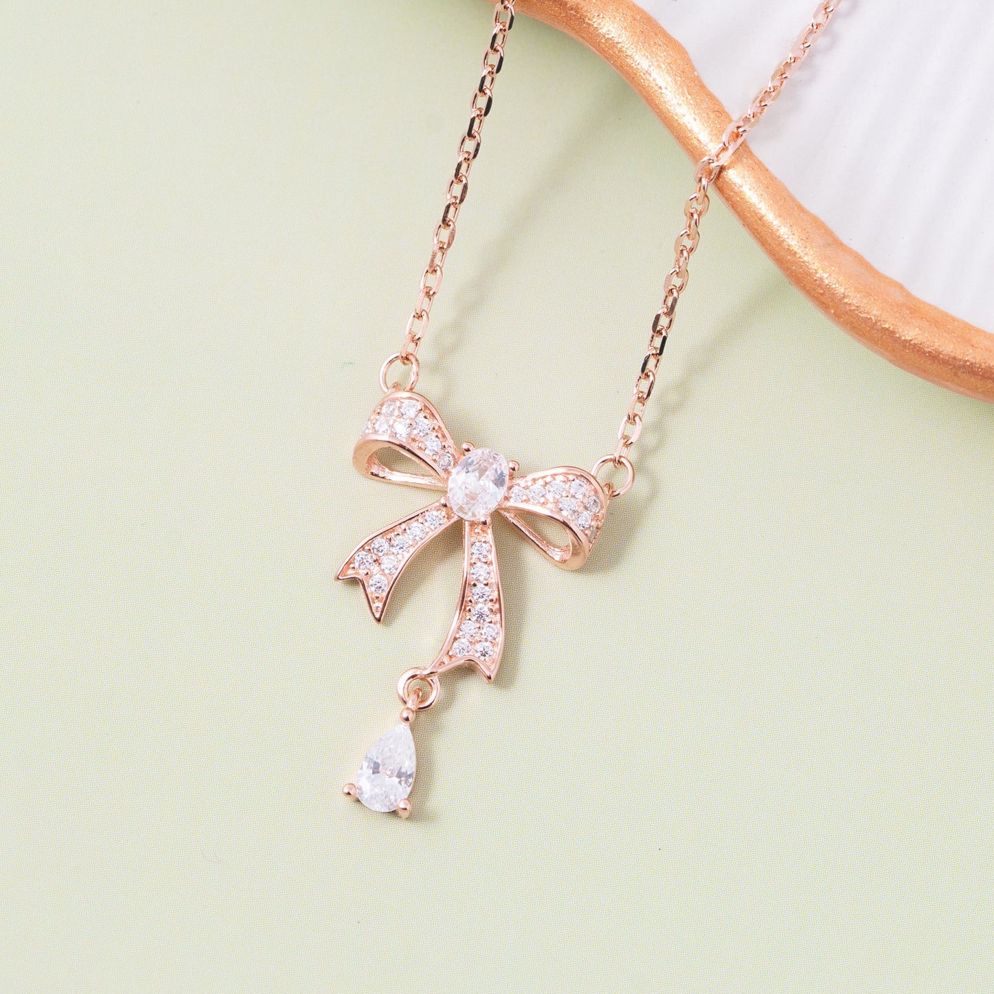 Rose Grace Knot Pendant